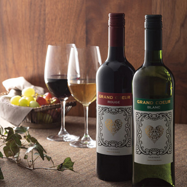 フランス　グラン・クール紅白ワインセット（２本）