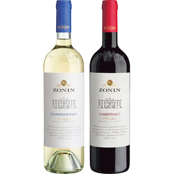 イタリア　ゾーニン　紅白ワインセット（２本）
