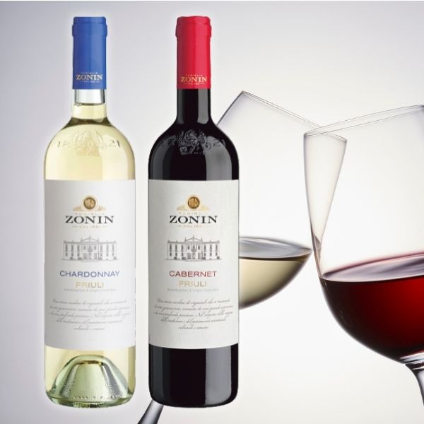 イタリア　ゾーニン　紅白ワインセット（２本）