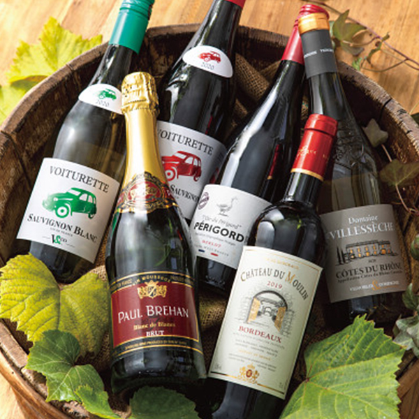 フランス周遊ワインセット（６本）