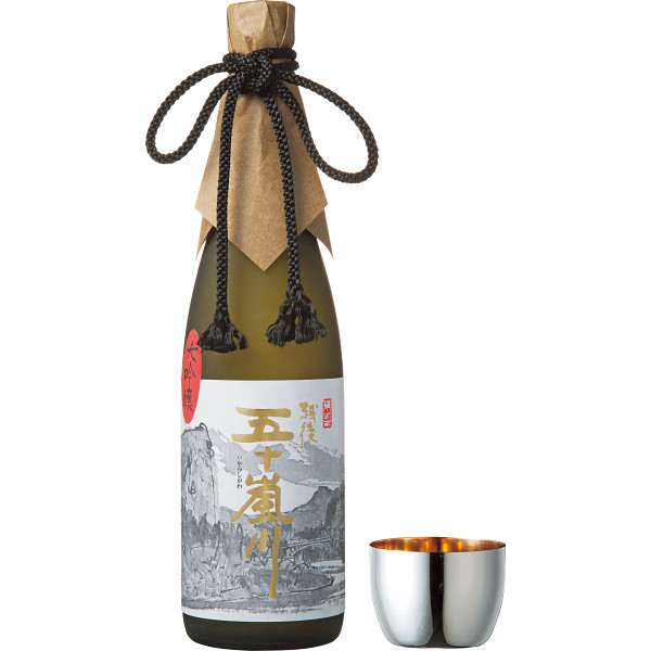 福顔酒造　越後五十嵐川（７２０ｍｌ）＆ぐい呑みセット