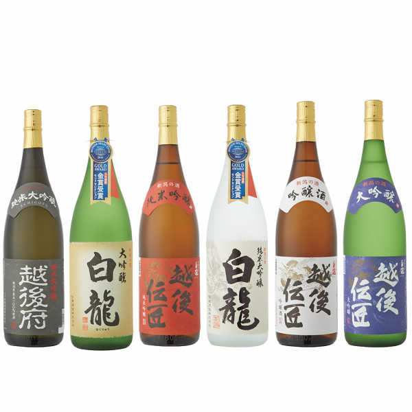白龍酒造　飲み比べセット（６本）