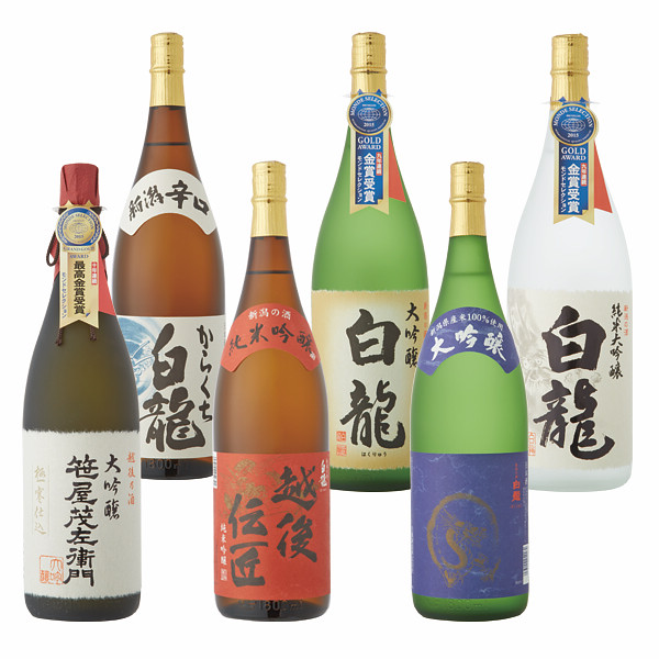 白龍酒造 飲み比べセット(６本)