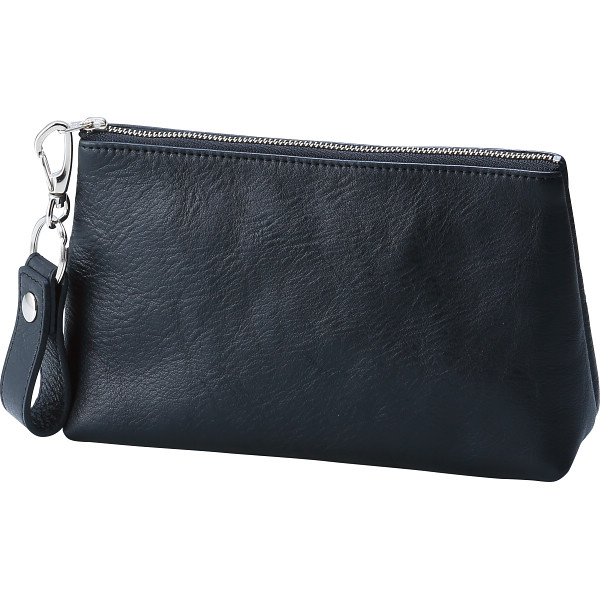 キーホルダー付きポーチ　ブラック