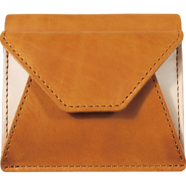 ｍ，ｉ，ｕ，ｏ．ｊ　レディース折財布　キャメル