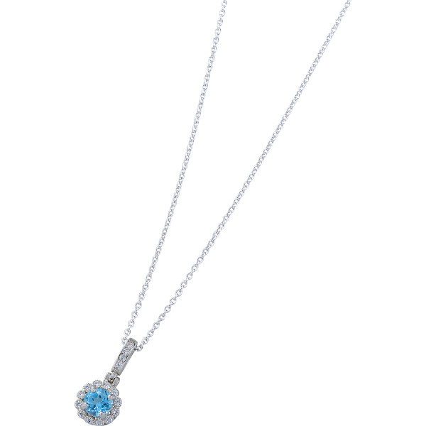 ルーシールーシー　ペンダント　ブルートパーズ