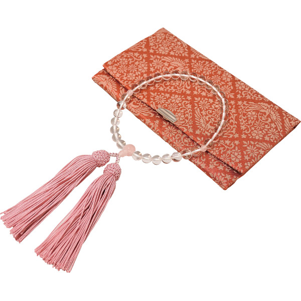 京都珠数製造卸協同組合　念珠（念珠入れ付）　女性用