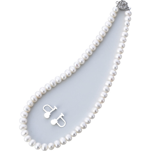 淡水パールセット　ホワイト