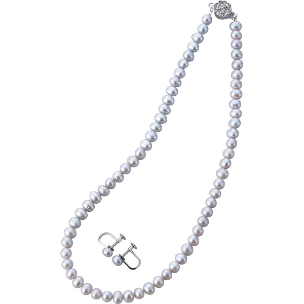 淡水パールセット　グレー