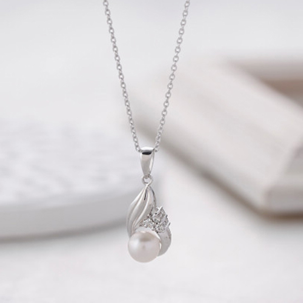 本真珠デザインペンダント