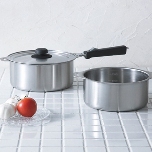 燕三　ハンドル着脱式鍋２点セット