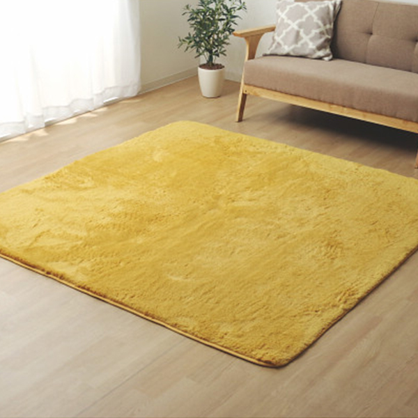 洗えるフィラメントラグ　オレンジ