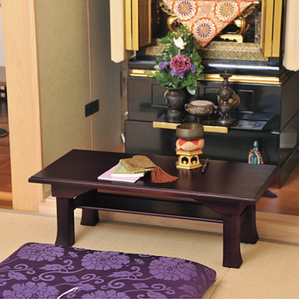 折りたたみ便利机　ブラウン