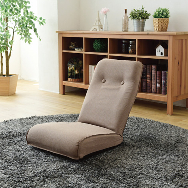 折りたたみ座椅子　ベージュ