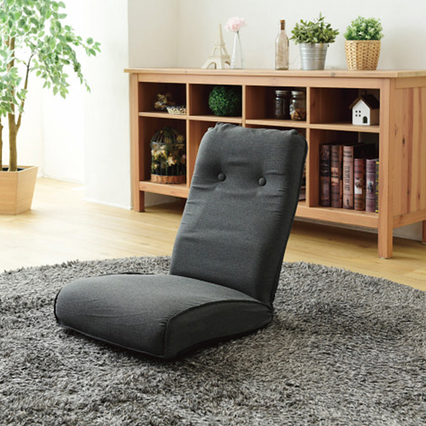 折りたたみ座椅子　グレー