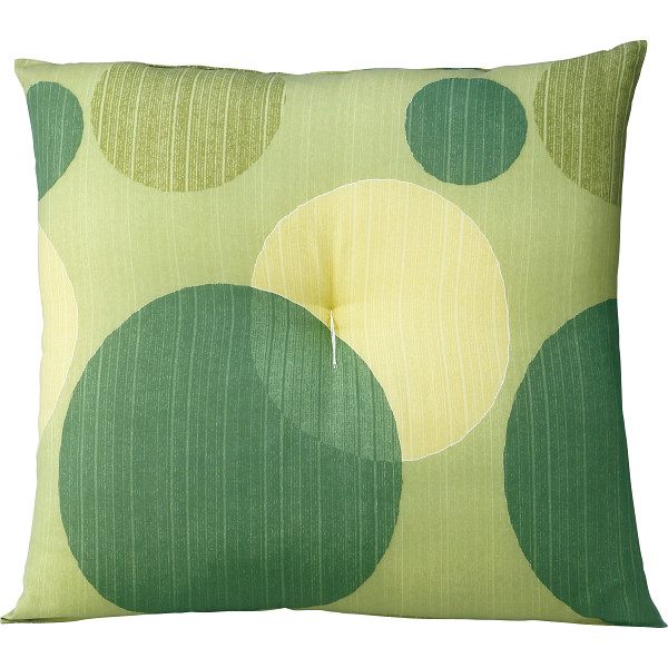 座布団５組（丸重ね）　グリーン