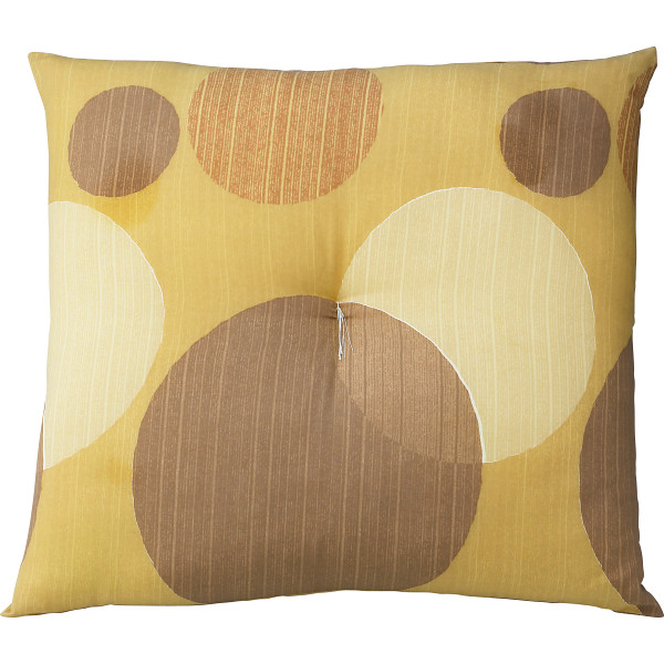 座布団５組（丸重ね）　ブラウン