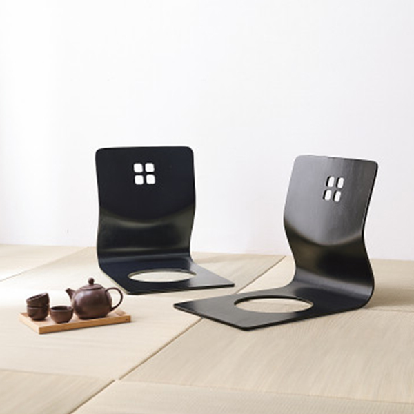 曲木椅子（２個組）　ブラック