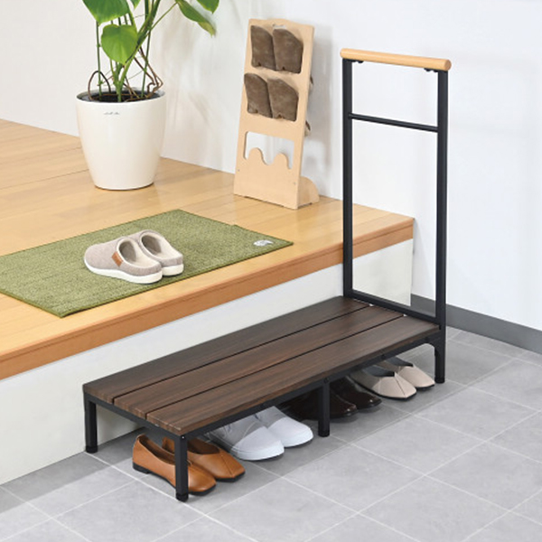 手すり付き玄関踏み台
