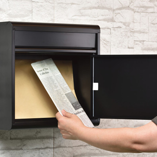 片手で開閉ポスト