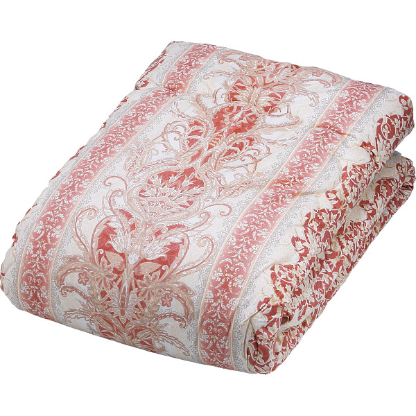 日本製　ウール１０％入り合掛けふとん　ピンク