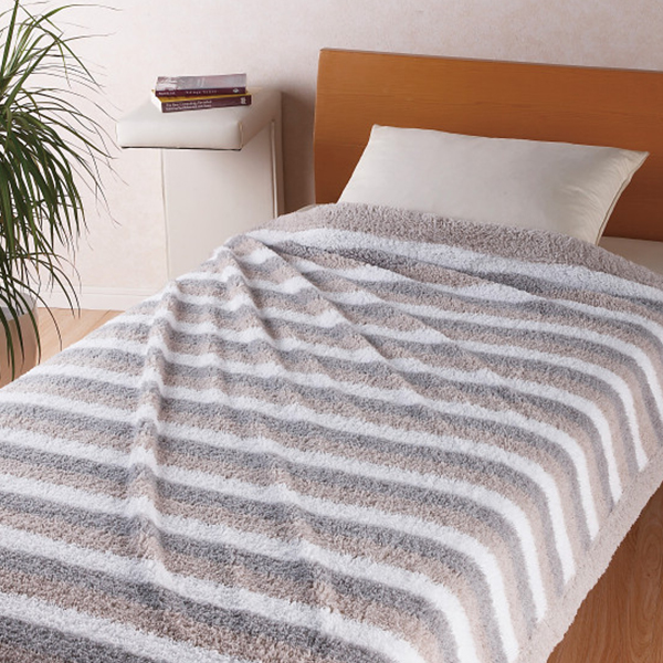 もこふあ合わせ毛布　ベージュ