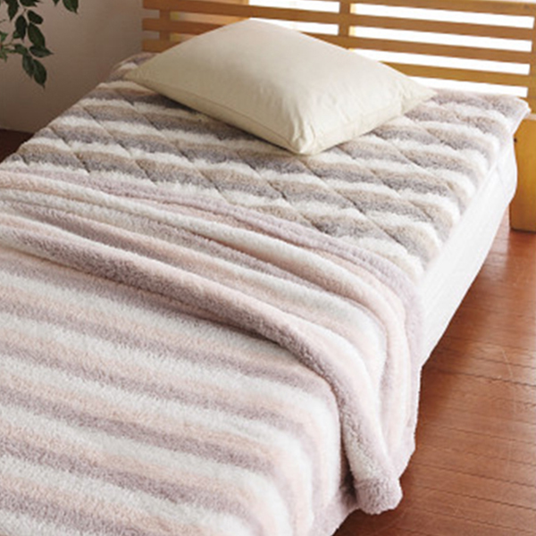 もこふあ合わせ毛布　ライラック