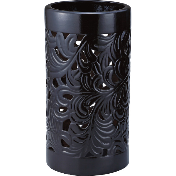 陶器傘立て　ブラック