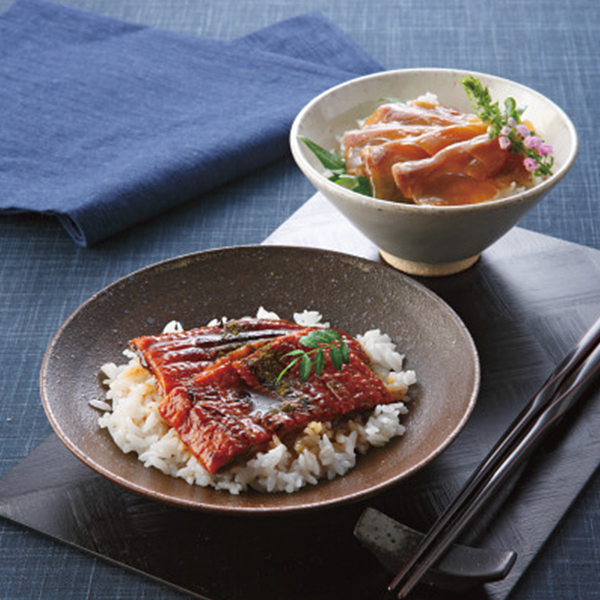 京都伏見　魚三楼　うなぎ蒲焼と鯛漬けセット