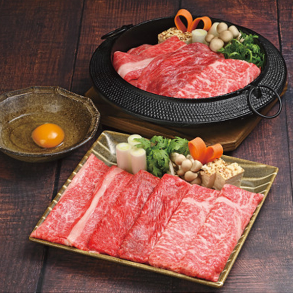 東北産黒毛和牛と青葉牛すき焼き味くらべ（３種）（計７３０ｇ）