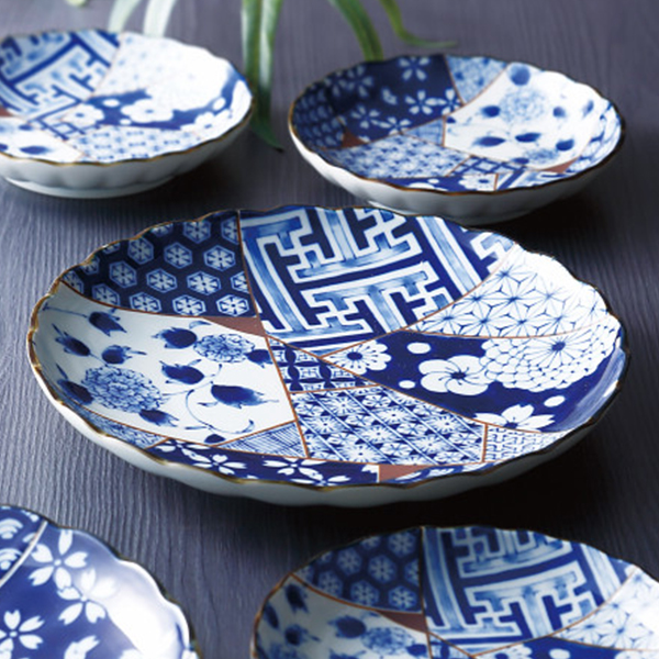 藍友禅　宴セット