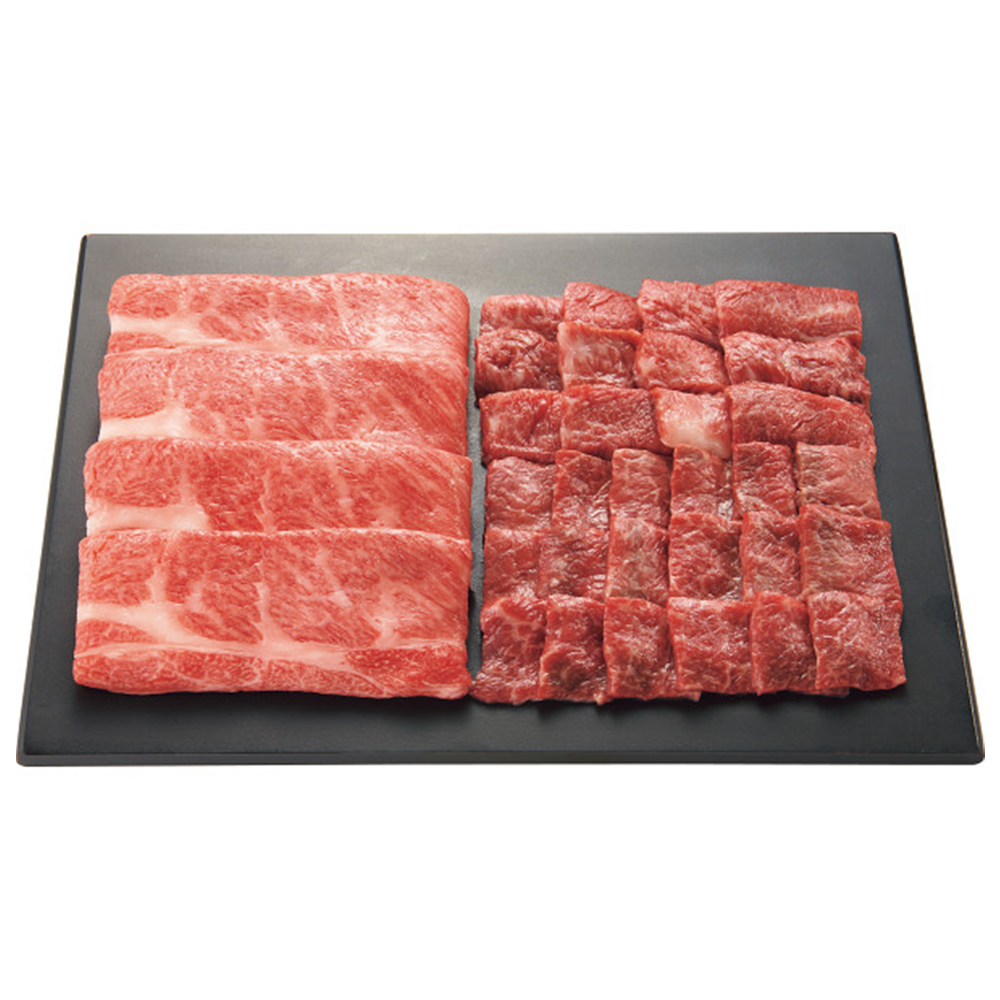 米沢牛　バラ・モモ又は肩、肩ロース　焼肉・すき焼き用（計６５０ｇ）