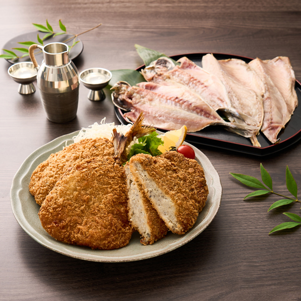 魚健　油調済みフライと干物セット