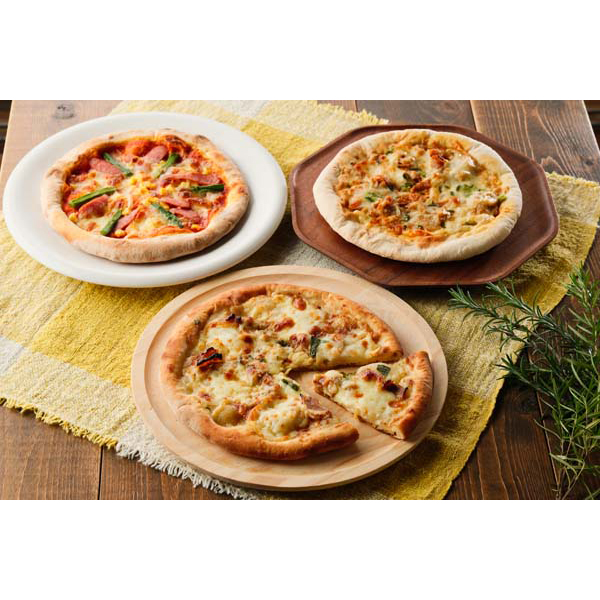 淡路・えびすもち豚のピザ３種セット