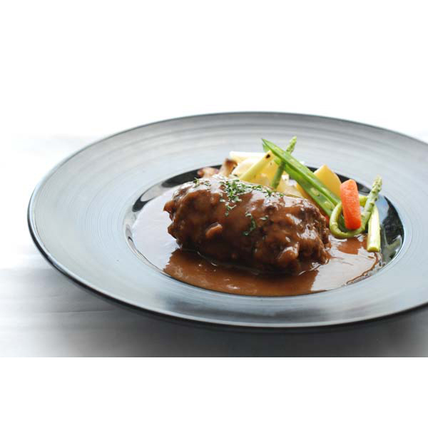 ブラッセリ―トモ　黒毛和牛煮込みハンバーグマルサラ風味
