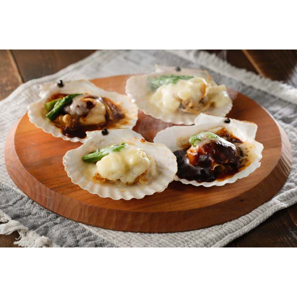 北海道産帆立グラタン・デミグラスチーズ焼き