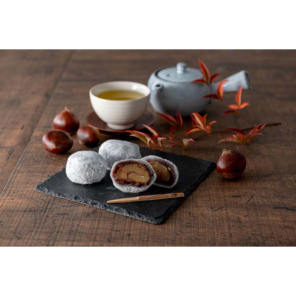 新杵堂　まるごと渋皮栗大福６個入