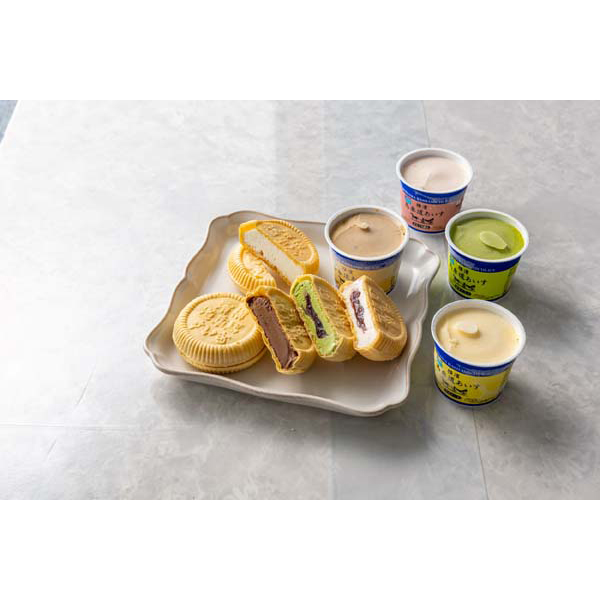 横濱馬車道あいす＆もなかセット１２個