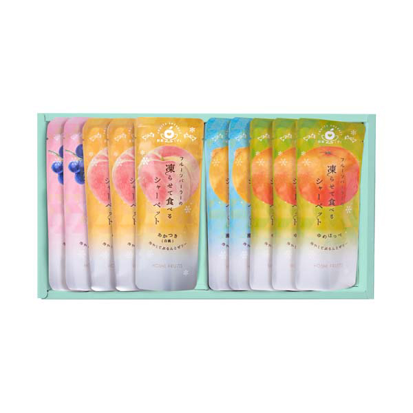 ホシフルーツ　フルーツパーラーの凍らせて食べるシャーベット　彩果しずく　１０袋
