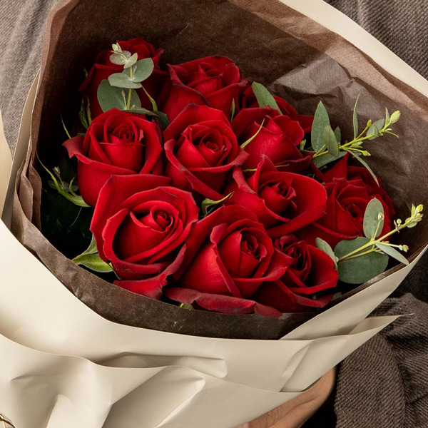 ホシファーム　フリルブーケ　ルージュ　１２本