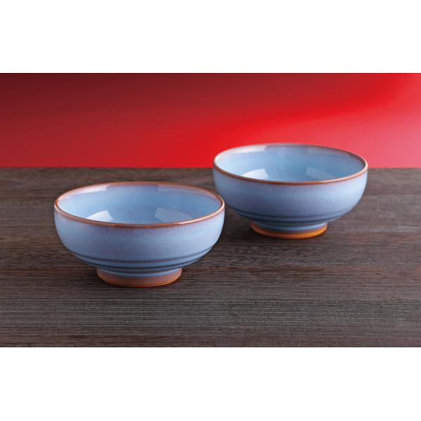 萩焼　釉彩小鉢２個組