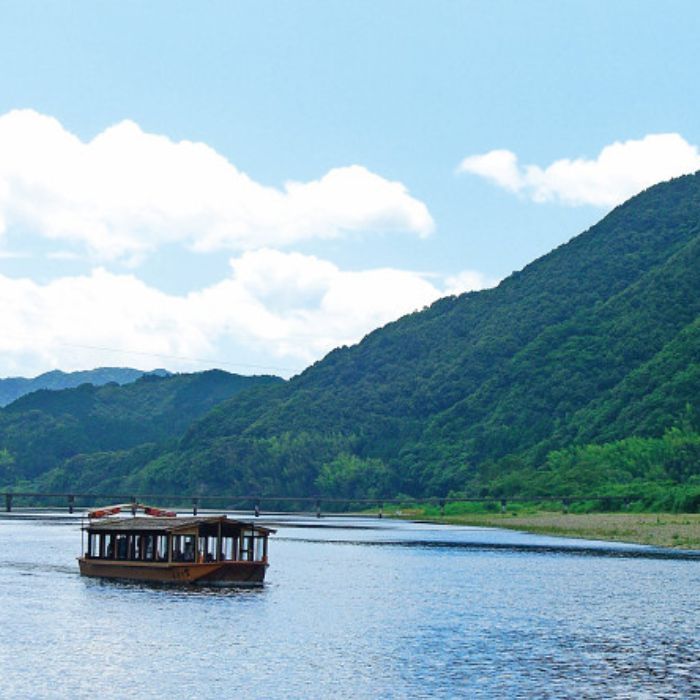 四万十川屋形船　なっとく　四万十川遊覧船　乗船　１名様