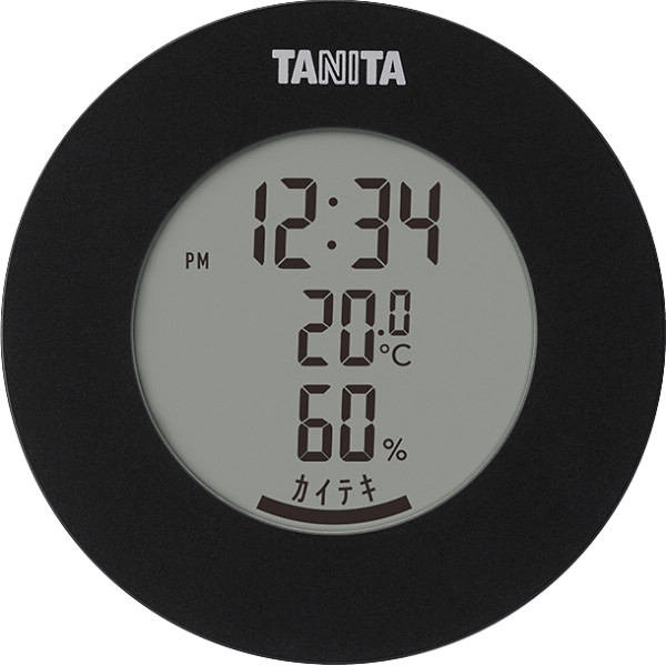 タニタ　デジタル温湿度計　ブラック