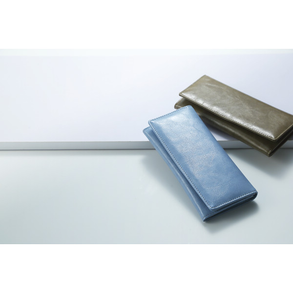 イルムス　長財布  ブルー