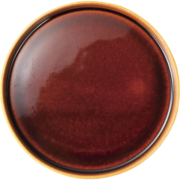 信楽焼　ディープブレス　２３ｃｍプレート