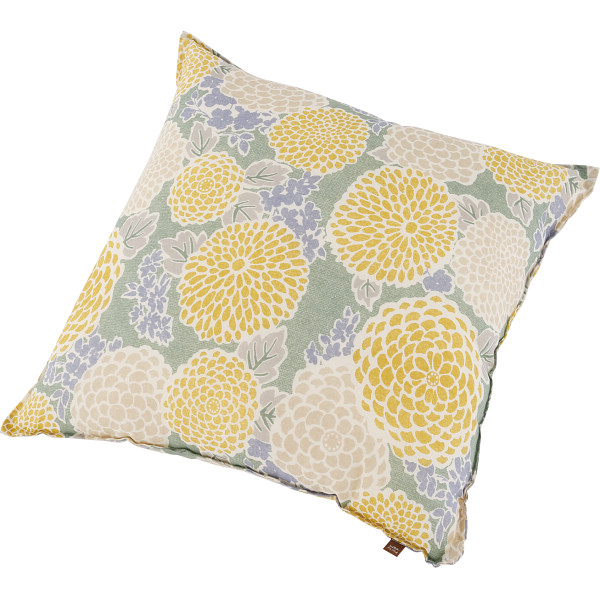 クッション　花毬  グリーン