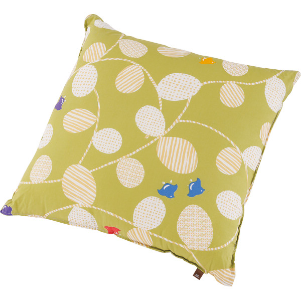 クッション　ちどり  グリーン