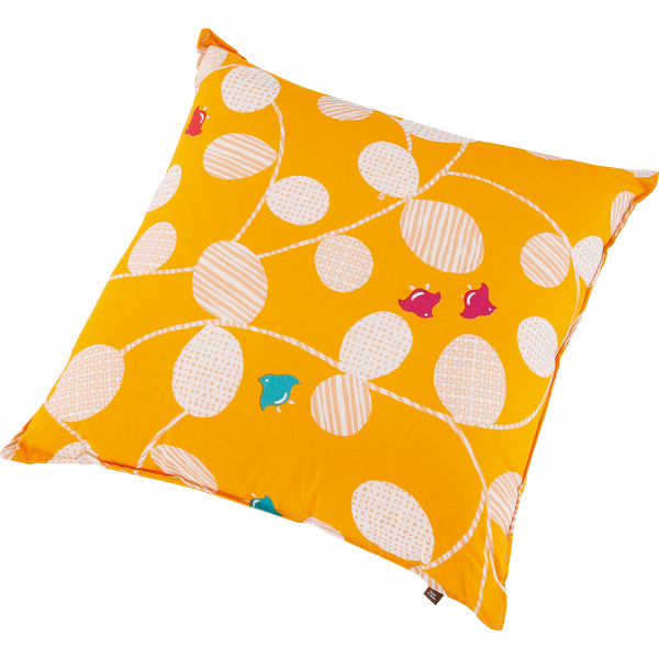クッション　ちどり  オレンジ