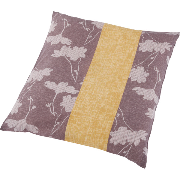 座布団カバー３枚セット  グレイブラウン