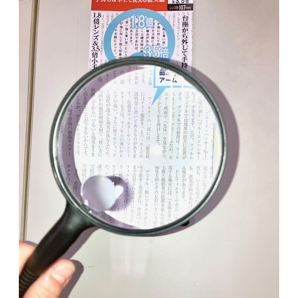 ケンコー　手持ち＆卓上で使えるスタンドルーペ